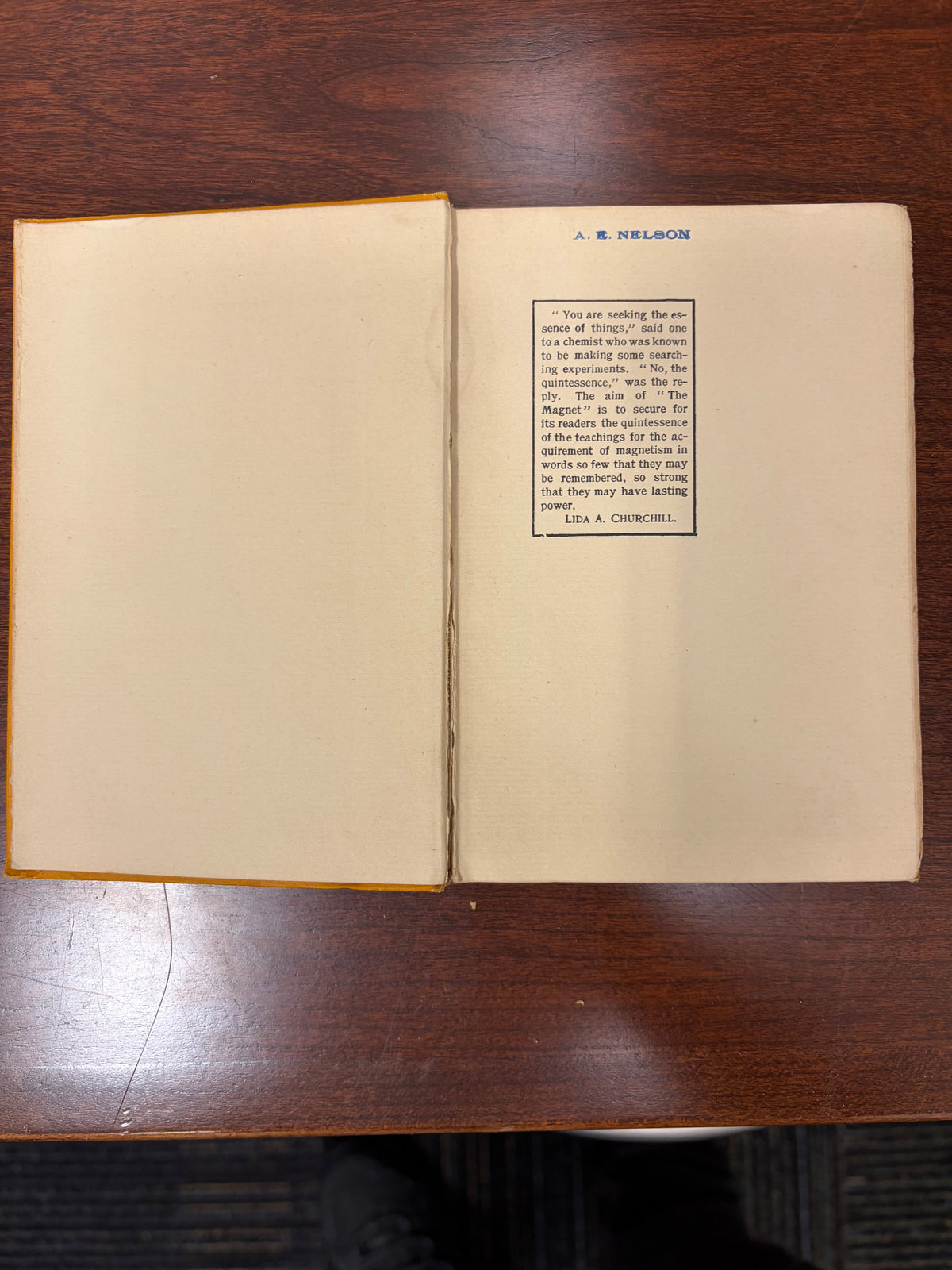 The Magnet by Lida A. Churchill | Hardcover