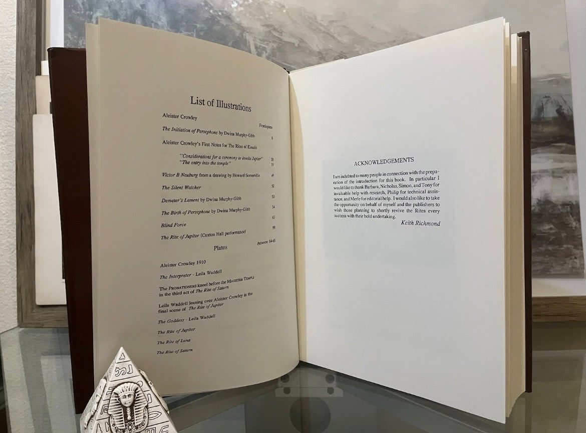 The Rites of Eleusis by Aleister Crowley (1990) | Numbered Limited Edition
