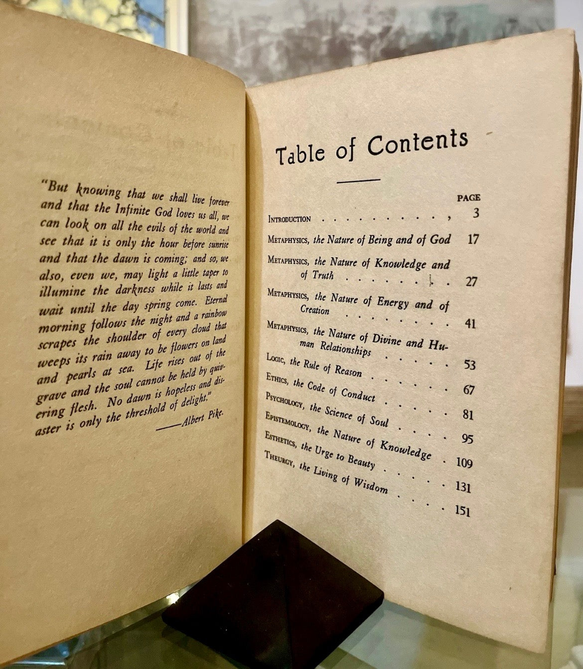 First Principles of Philosophy by Manly P. Hall (1935) | First Edition
