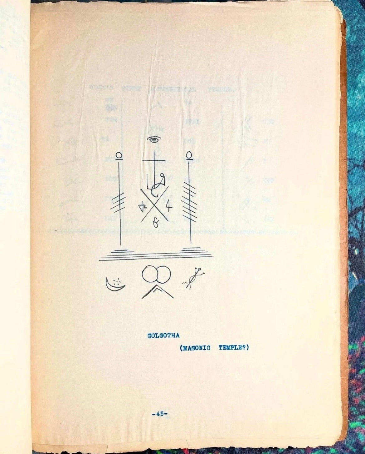 The Golden Fleece: A Book of Jewish Cabalism | Thomas Frederick Page | Typescript Copy