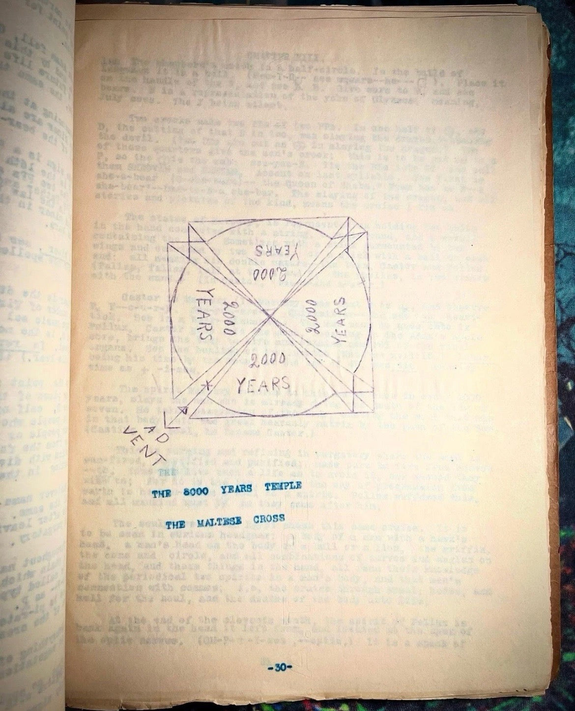 The Golden Fleece: A Book of Jewish Cabalism | Thomas Frederick Page | Typescript Copy