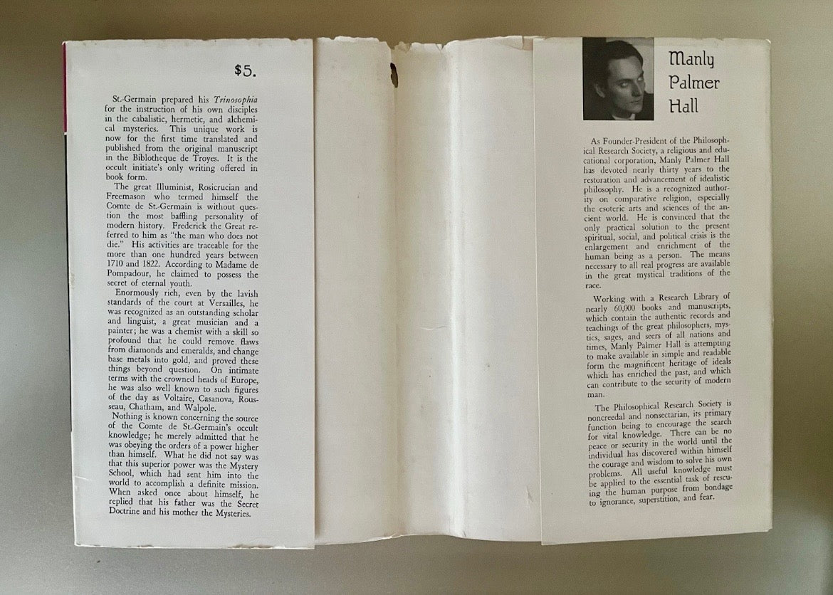 The Most Holy Trinosophia — Comte de St-Germain, Commentary by Manly P. Hall (1949)
