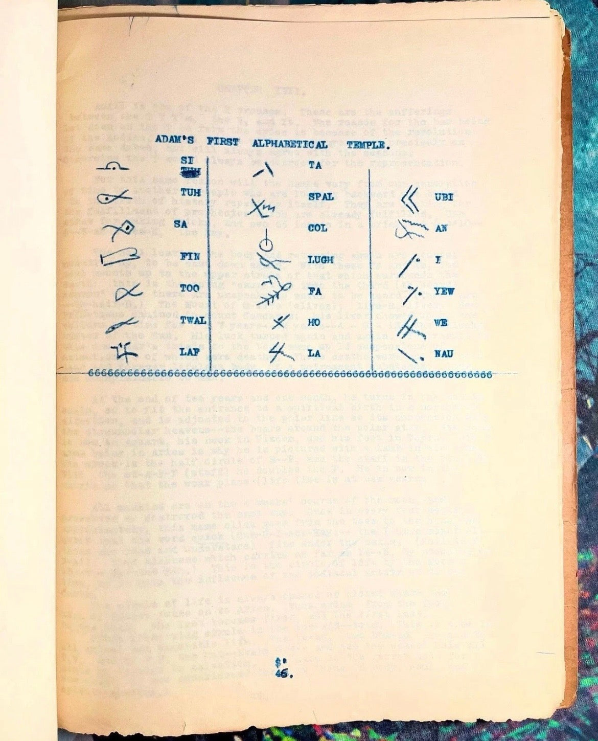 The Golden Fleece: A Book of Jewish Cabalism | Thomas Frederick Page | Typescript Copy