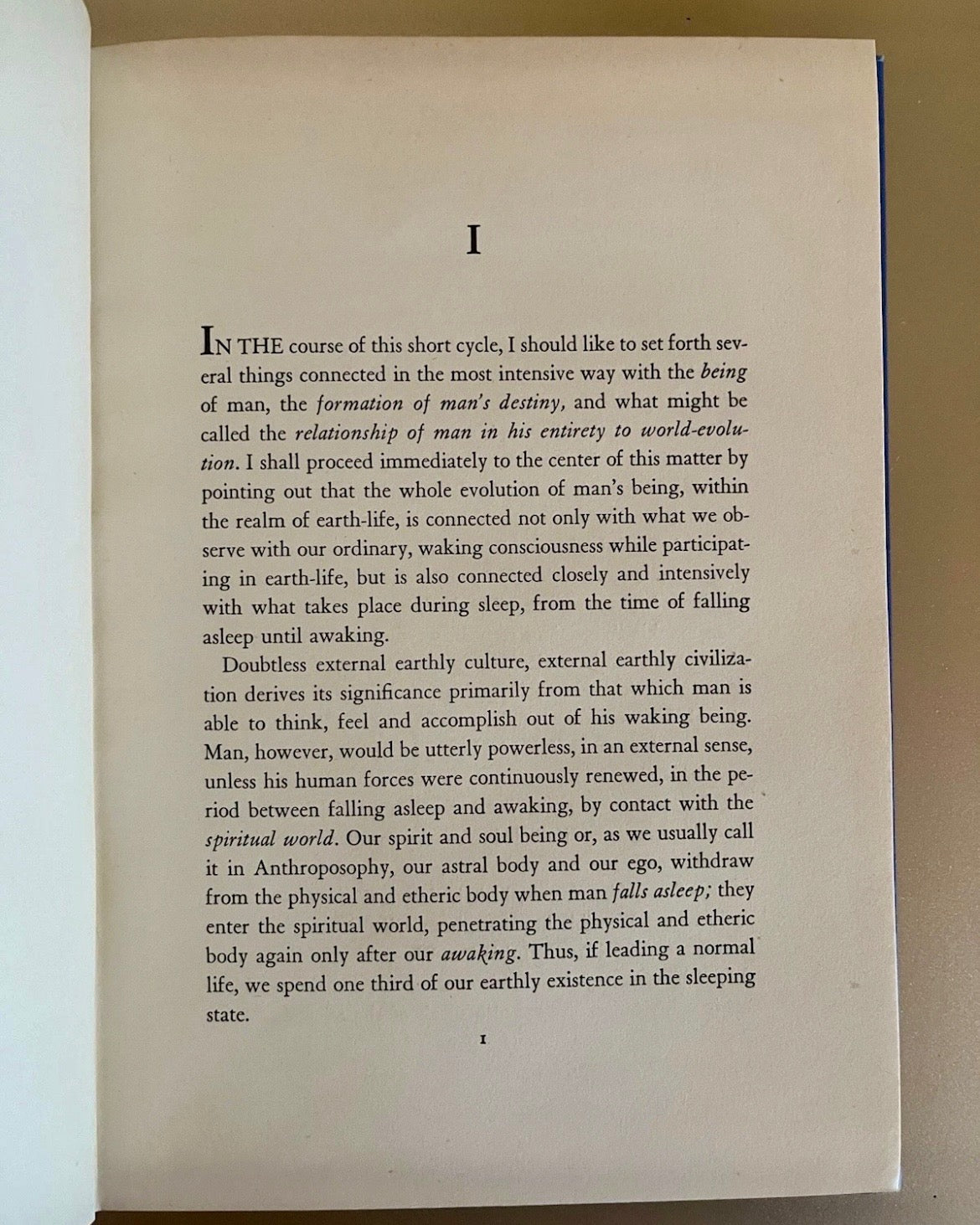 Man’s Being, His Destiny, and World-Evolution — Rudolf Steiner (1952)
